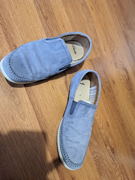 Обувки Clarks естествен велур 43