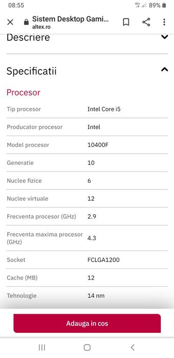 De vanzare pc gaming