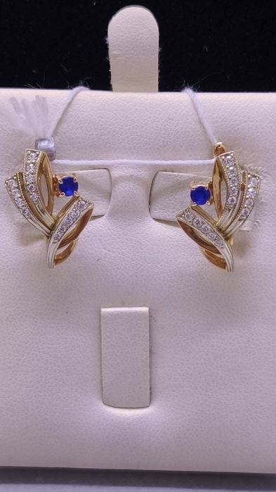 Серьги из красного золота