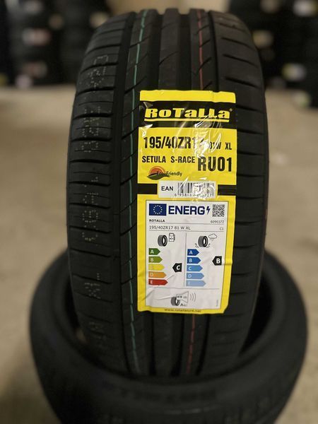 Нови летни гуми ROTALLA SETULA S-RACE RU01 195/40R17 81W XL БОРД