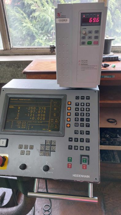 Фреза DECKEL FP4 с CNC T310 и глава на 24 000 оборота-3,7kW.