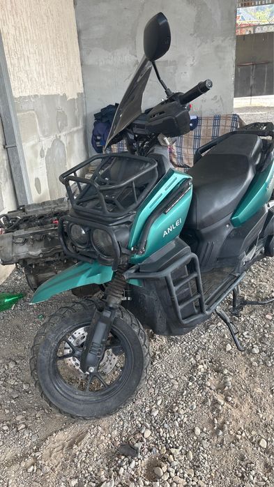 Мотоцикл зеленый жасыл