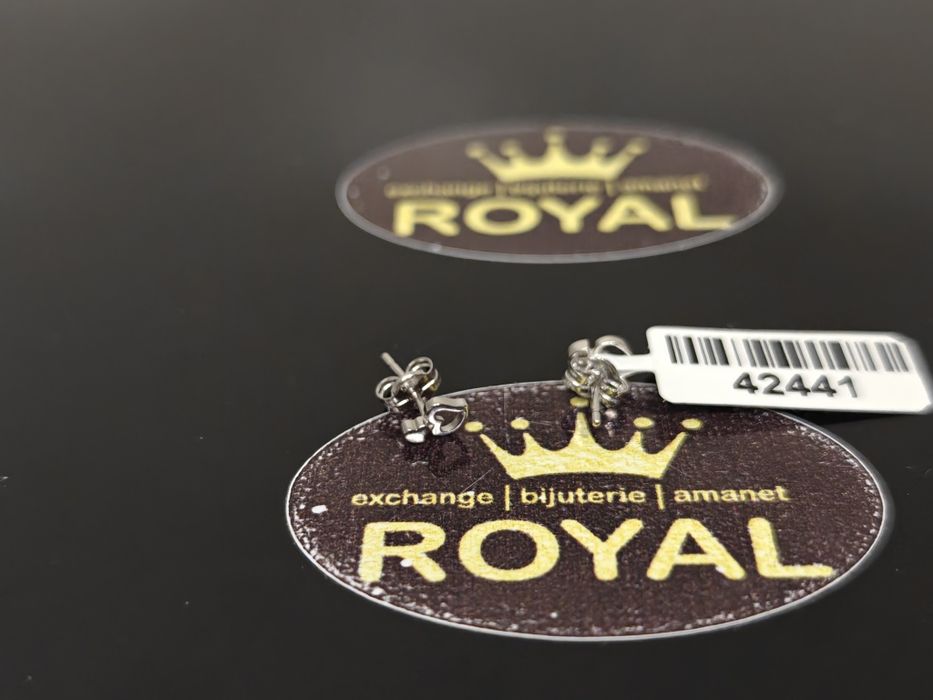 Bijuteria Royal: Cercei aur 14k/0.42 gr