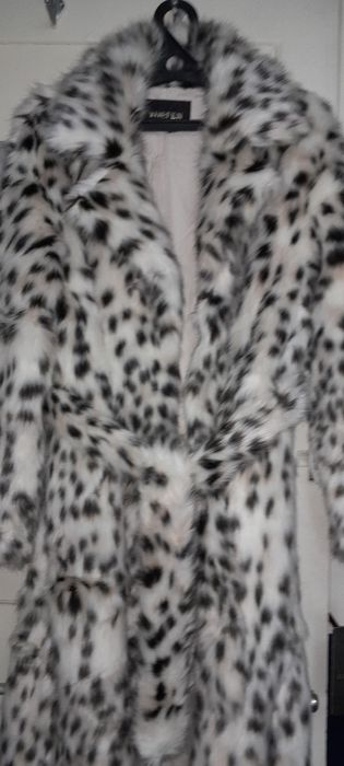 Шуба под рысь из овечей шерсти