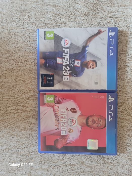 Продам диски на пс4 оригинальные FIFA 23,FIFA 20