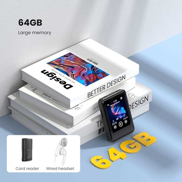 64GB/128GB MP3 плейър с Bluetooth от ZOOAOXO M900