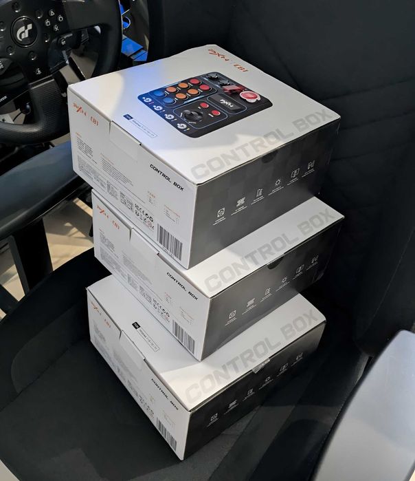 Универсална USB Контролна Кутия с Бутони за Гейминг Симулатори за PC