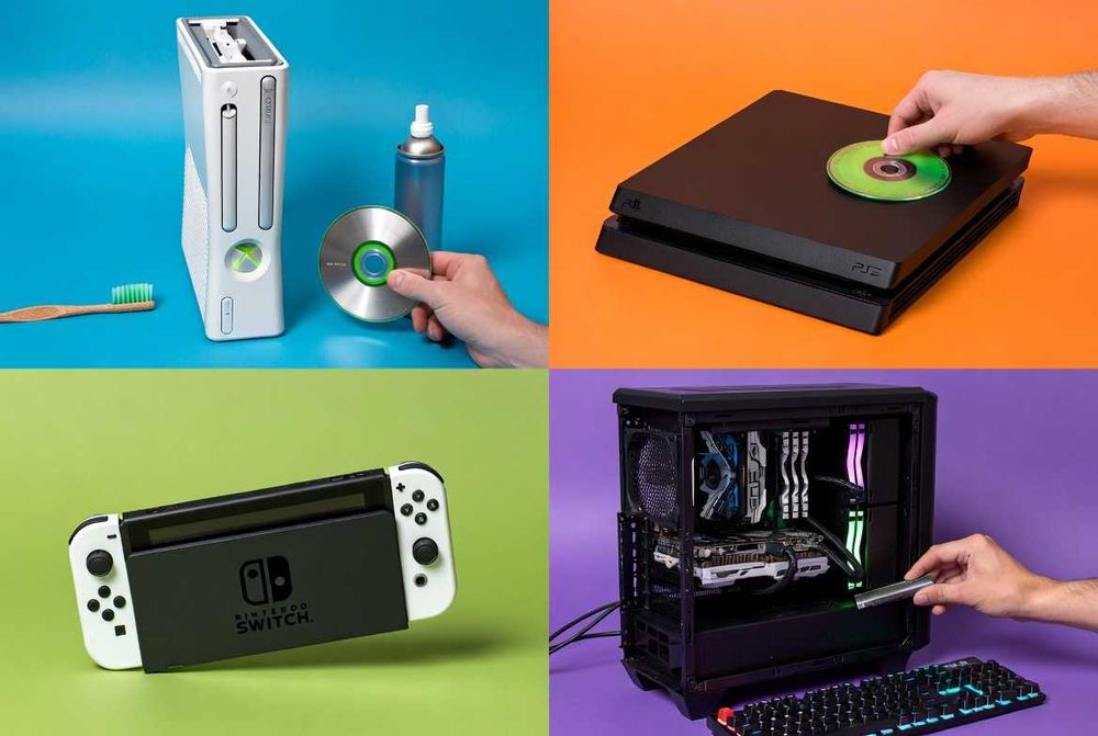 Установка игр на Xbox 360, PS4 / PS4 Pro / PS VR, Nintendo Switch и ПК