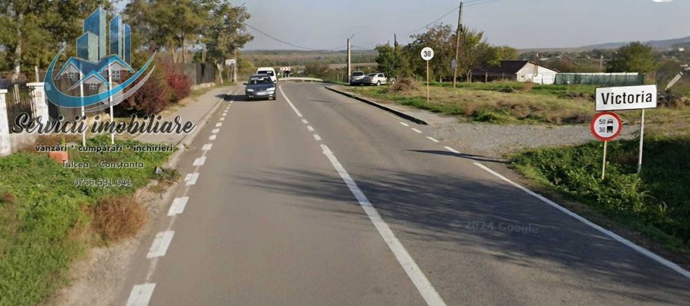 Teren 6,34 Euro/mp (supraf. 7573 mp vedere la Dunare – Sat Victoria, Com.Nufaru - Tulcea)