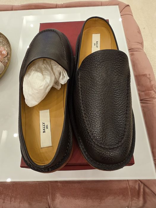 Mocasini piele maro BALLY