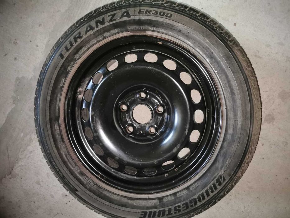 Roată rezervă  normală 16, 5x112, cauciuc 215/55 -NOUĂ- vw,audi,skoda