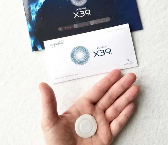 Клетъчни Пластири Фототерапия Светлинно-Активиращи Биофотонни LifeWave X39 Фототерапевтични Пластири Не Съдържат Лекарство Инфрачервена ТелеснаТоплина