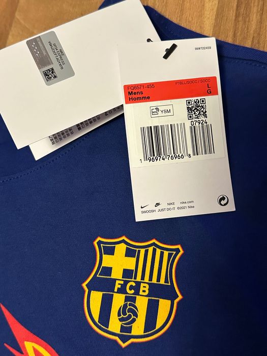 ПРОМО ЦЕНА Мъжка тениска Nike Barcelona