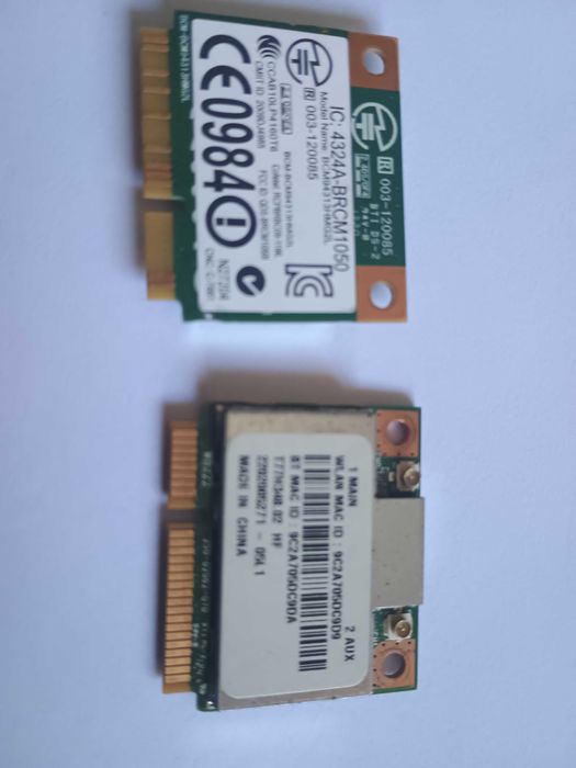 wifi карти half size mini-pci 2.4 и 5 Ghz
