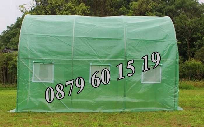 Тунелна оранжерия с размери 3х2х2 метра, оранжерия тунелна