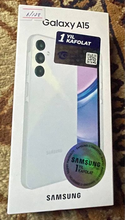 Samsung A 15 8/128 idyal telefon 1 mln 200 min kami bor