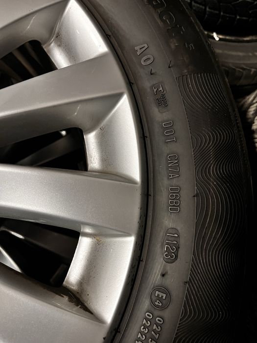 Jante cu anvelope vara 235/55/17 Continental Sport Contact 7 DOT2023