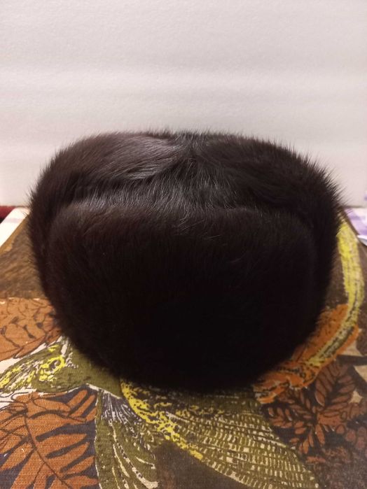 Мужская меховая шапка обманка. Р.58