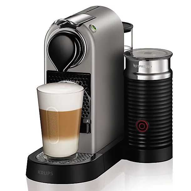 Еспресо кафемашина с капсули Krups Nespresso Citiz&Milk с аерочино и подарък