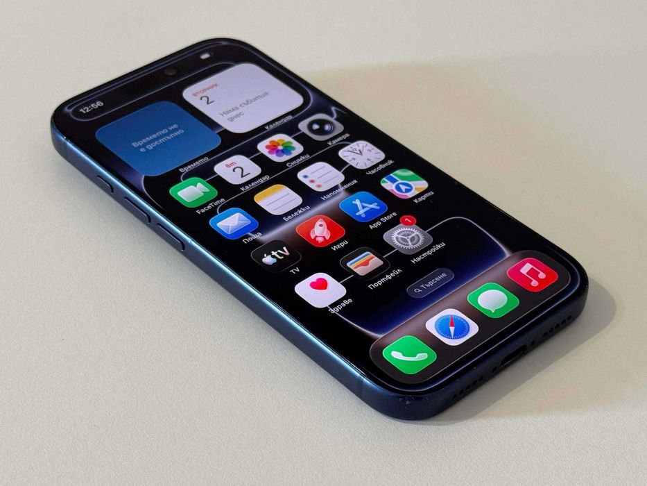 Бартер! iPhone 17 Pro Deep Blue (Син) 100% Батерия. E-Sim