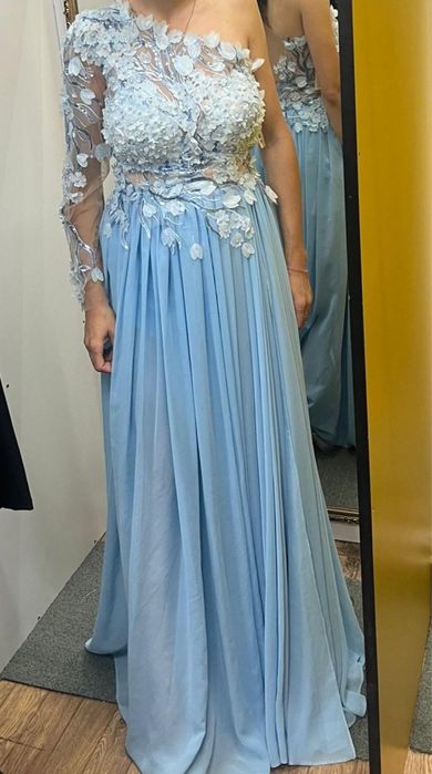 Rochita cu floricele  3d blue