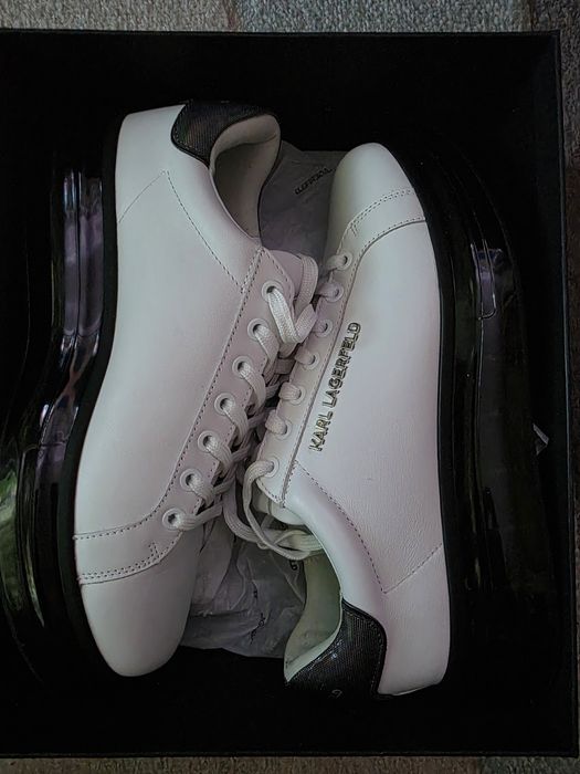 Кожени обувки Karl Lagerfeld