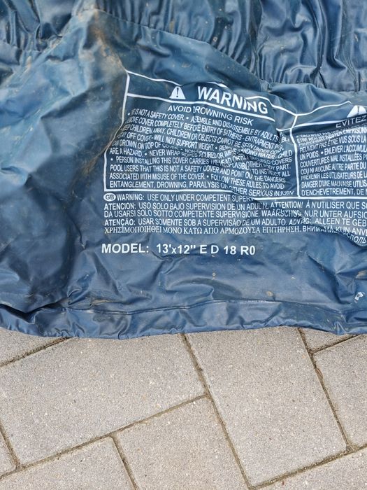 Продавам покривало за надуваем басейн INTEX за кръгъл басейн 396см