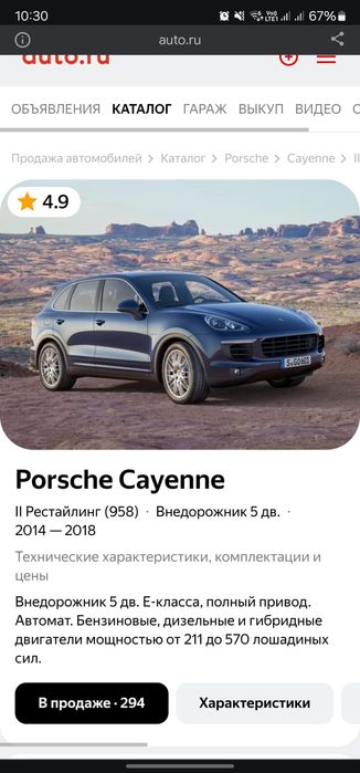 Дверь на порше кайен