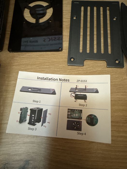 Carcasa Cooler Raspberry Pi 4 Model B 52Pi ZP-0153 Metal Aluminiu Ventilator 5V Heatsink Racire PoE HAT Resigilat Open Box