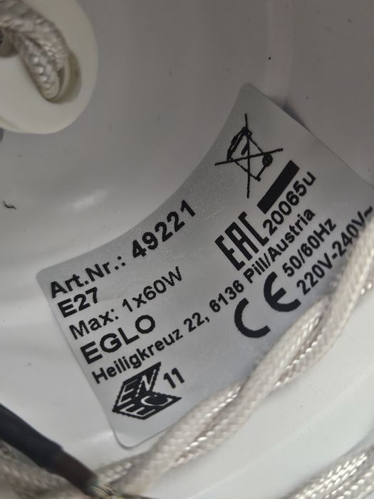 Lusta EGLO E27/230v - 2 bucati