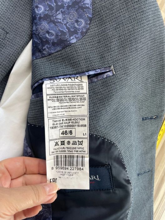 Costum Suvari Slim S adolescenți 15 ani