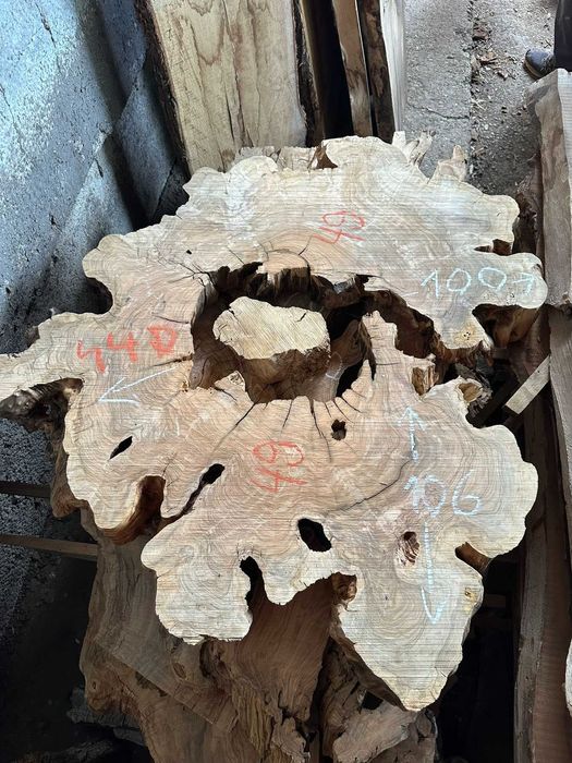 Янове от вековна маслина сухи подходящи за заливане с Епоксидна смола