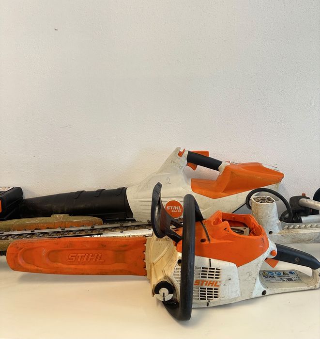 Lot scule STIHL profesionale acumulator AP300S drujba suflanta motocoasa