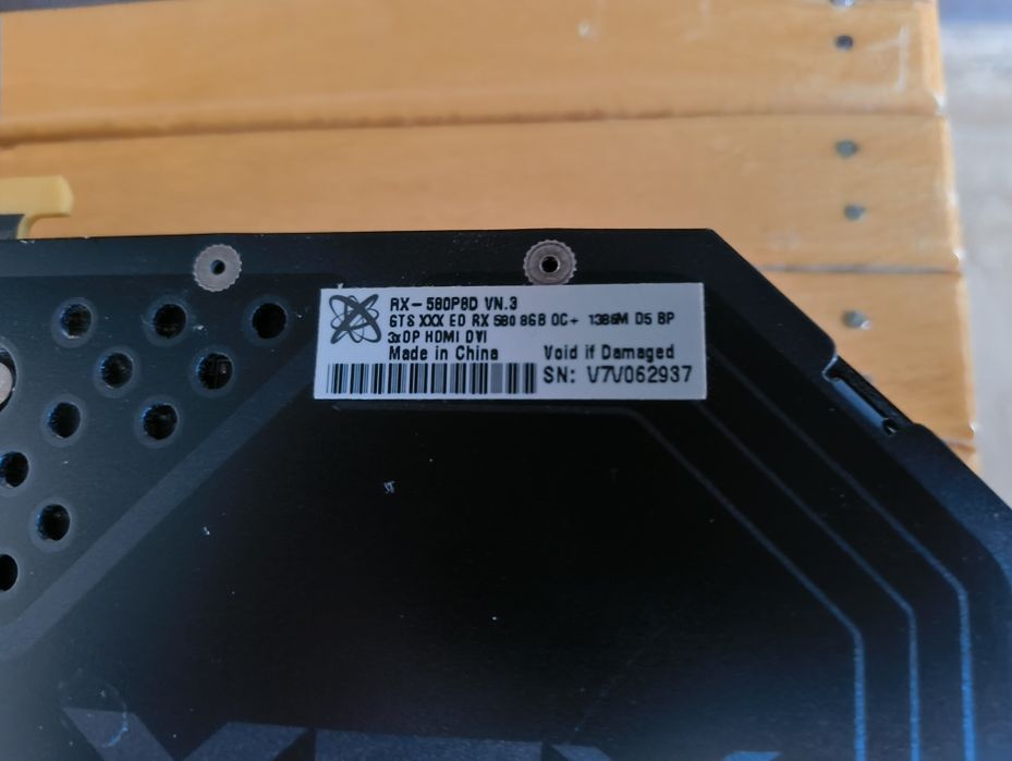 RX 580 XFX OC 8GB (vrm Samsung, mentenanță făcută )