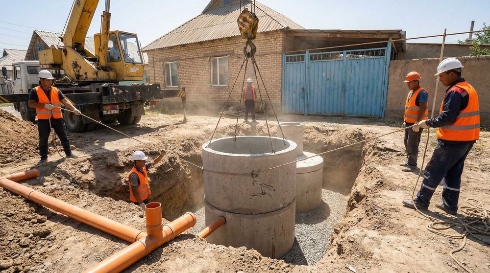 Копка траншей / Септик