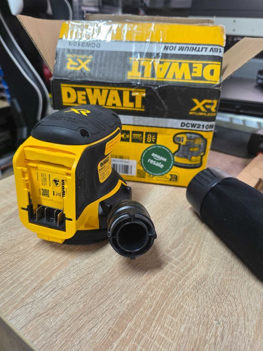Slefuitor orbital pe acumulator DeWALT DCW210N, 18 V XR, motor fara perii