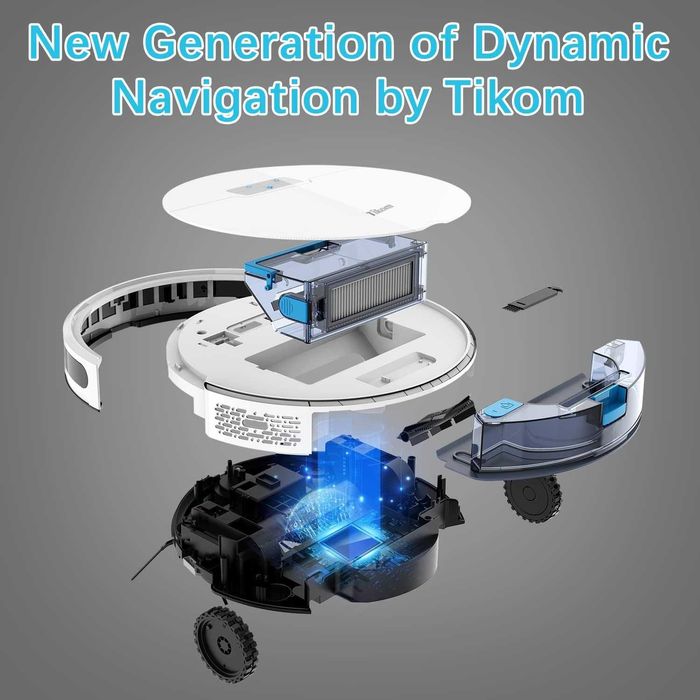 REDUS de la 1000RON, Robot (aspirator) Tikom G8000PRO Aspirare+Spalare