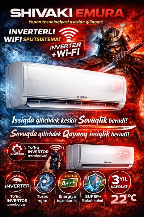 Konditsioner shivaki emura 12 talik