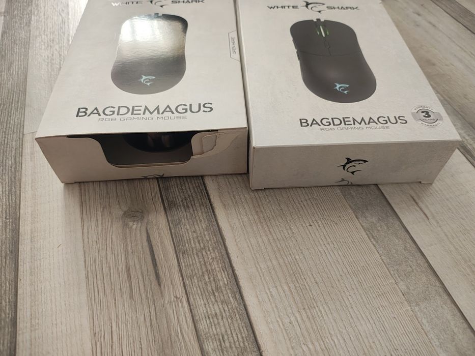 Mouse gaming White Shark Bagdemagus, 7200DPI, Iluminare RGB, Negru