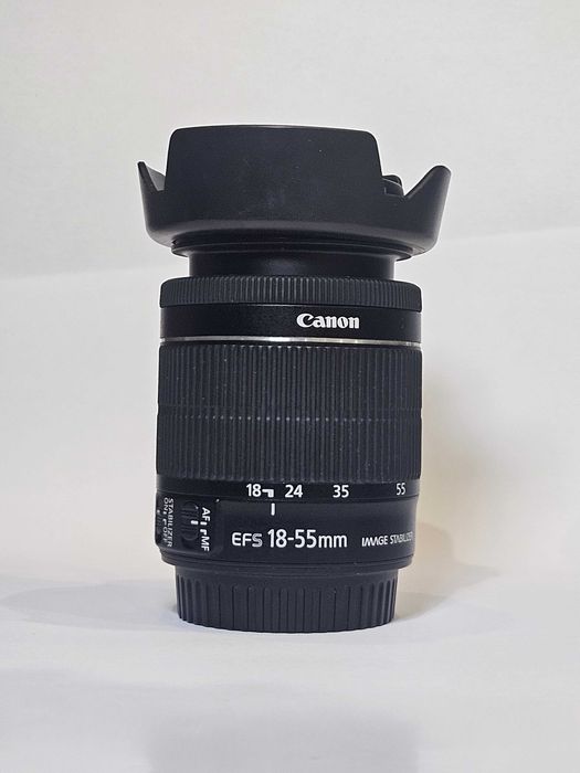 Obiectiv Canon EF-S 18-55mm f/3.5-5.6 IS STM + Lens Hood + Filtru  UV