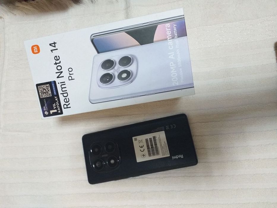 Redmi note 14 pro kafolati bilan