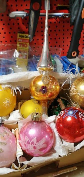 Новогодние ёлочные игрушки (ГДР)