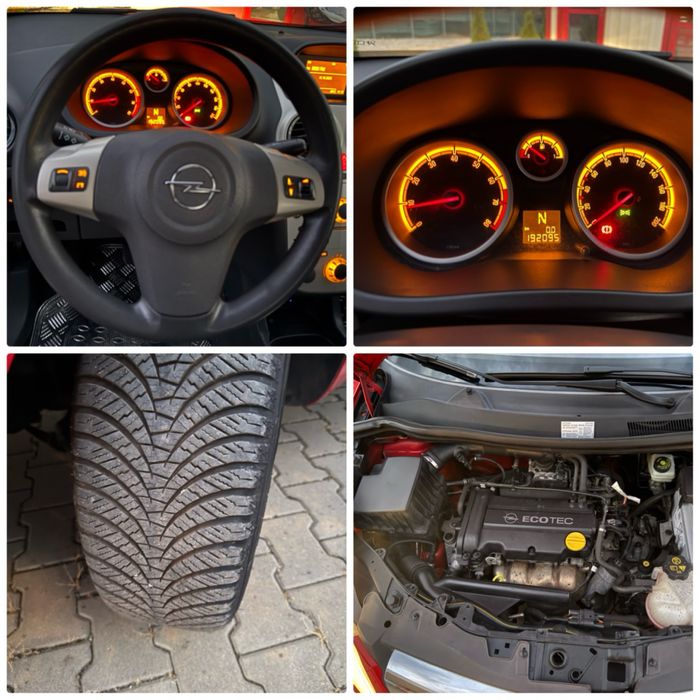 OPEL CORSA D AUTOMATA 1.2 BENZINA 80 CAI EURO 4,climatronic,comenzi volan+Mp3,anvelope noi M+S,recent adusa din Germania,km reali,absolut impecabila