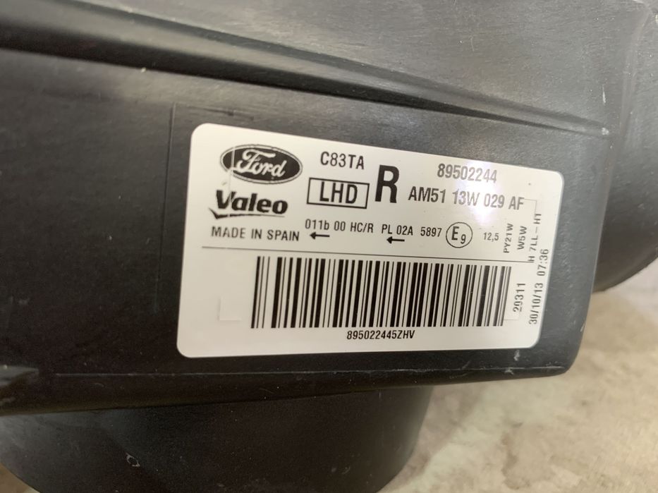 Far dreapta Ford C-Max II, 2010, 2011, 2012, 2013, 2014, 2015, cod origine OE AM51-13W029-AF