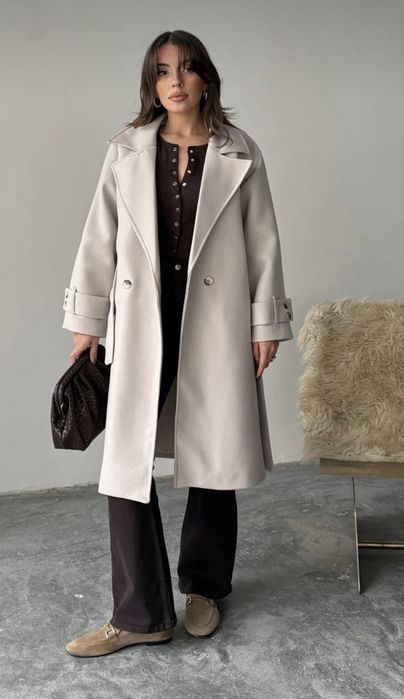 Дълго зимно палто