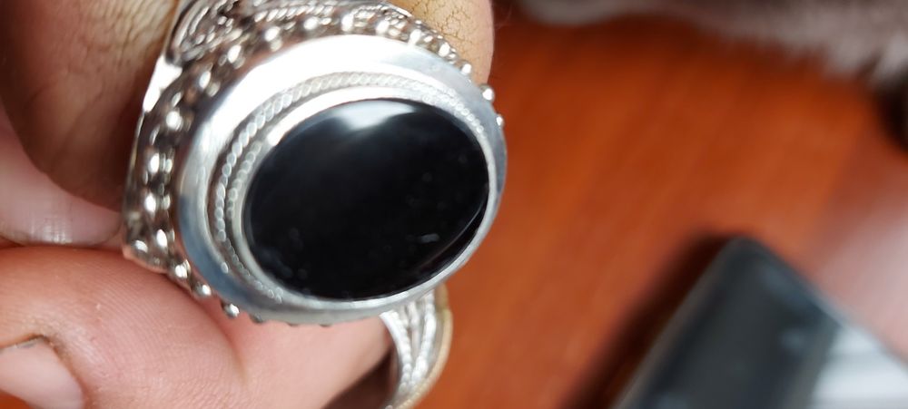 Кольцо  серебро  с камнем