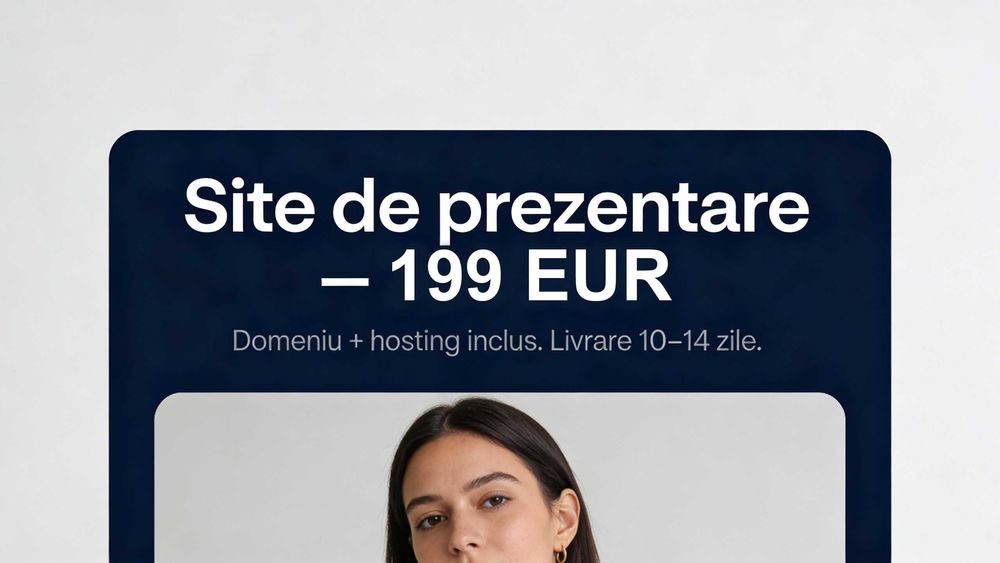 Creare site profesional pentru firma ta — livrare 10-14 zile | Cluj-Napoca
