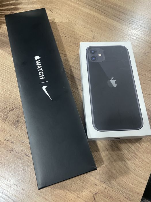 Iphone 11 с aplle watch SE Nike