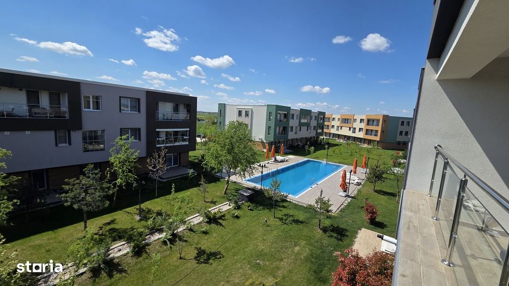 Apartament 2 camere, Complex Rezidential cu Piscina, loc parcare