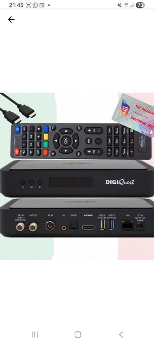 Vând receptor/receiver/decodor DigiQuest 4k UHD